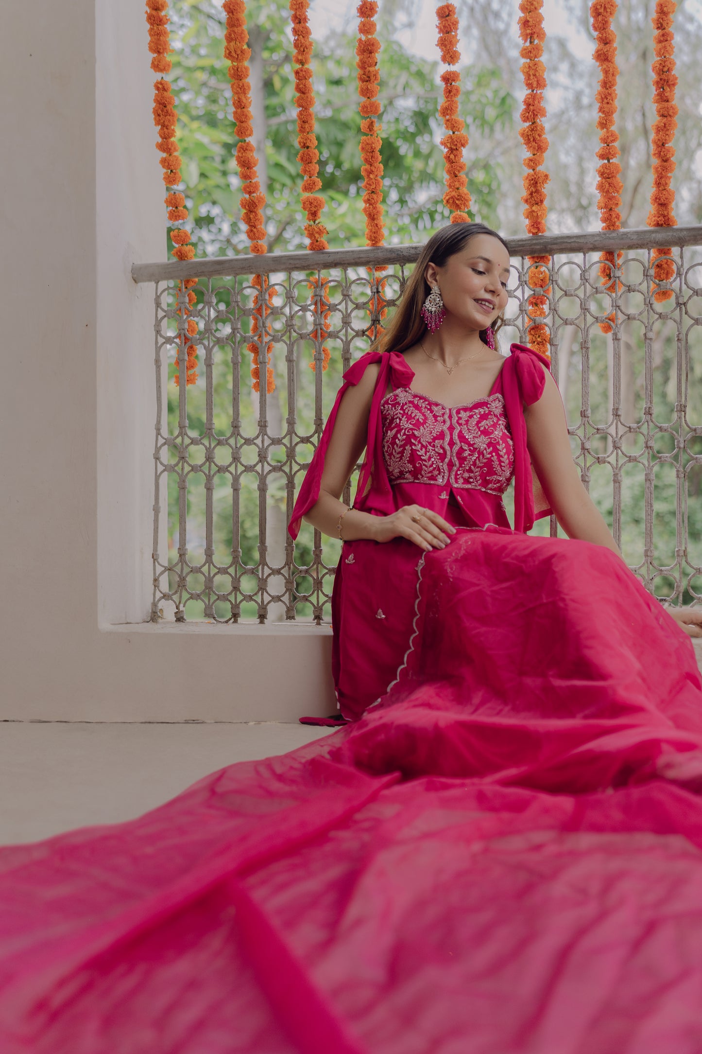 Petal Pink Gharara Set