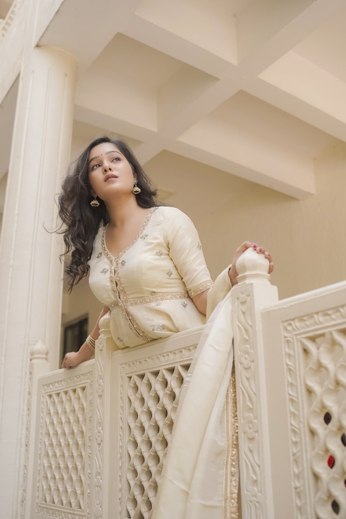 IVORY-SITARA SHARARA SET