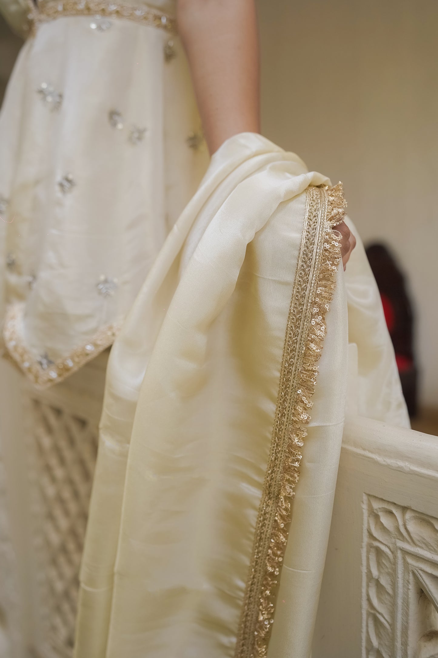 IVORY-SITARA SHARARA SET
