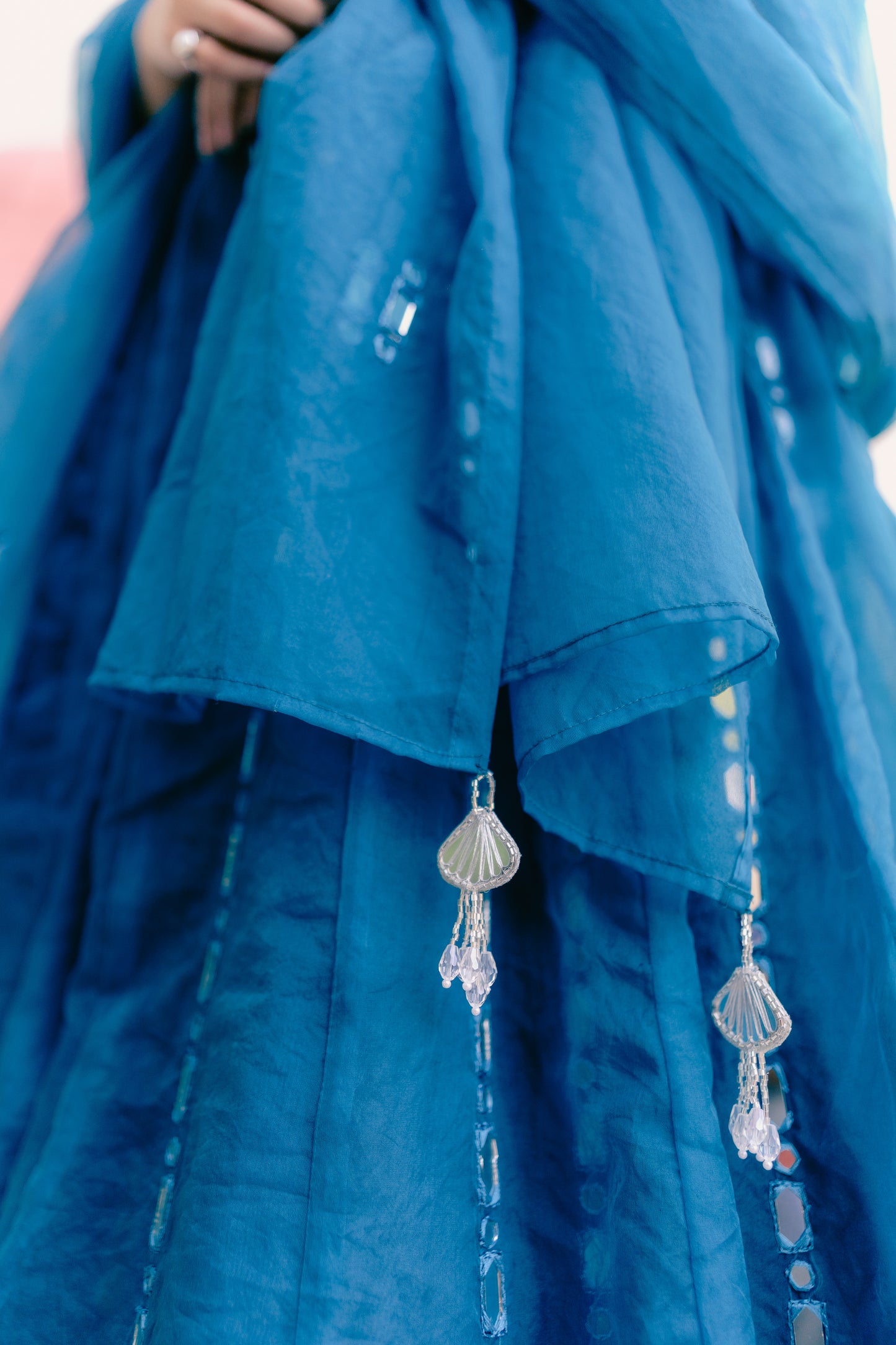BLUE-MIRAGE LEHENGA