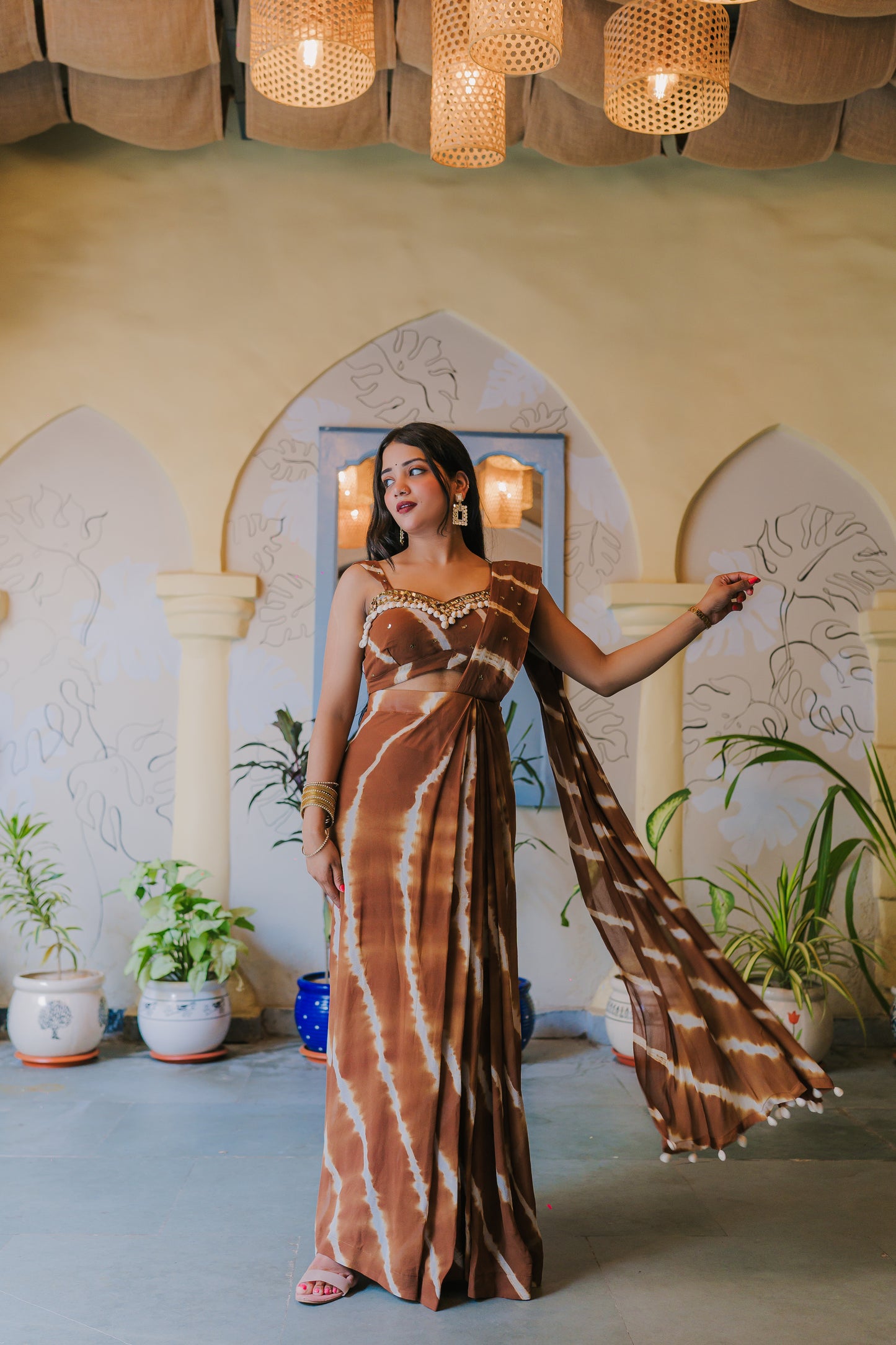 BADAMI-BLISS HANDYED SAREE