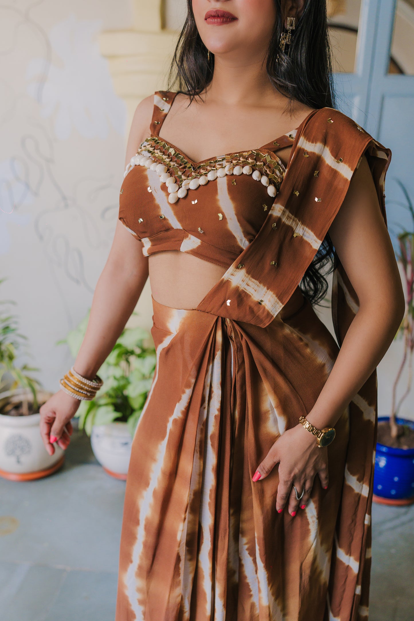 BADAMI-BLISS HANDYED SAREE