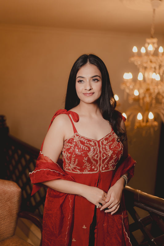 RUSTY-RED GARARA SET