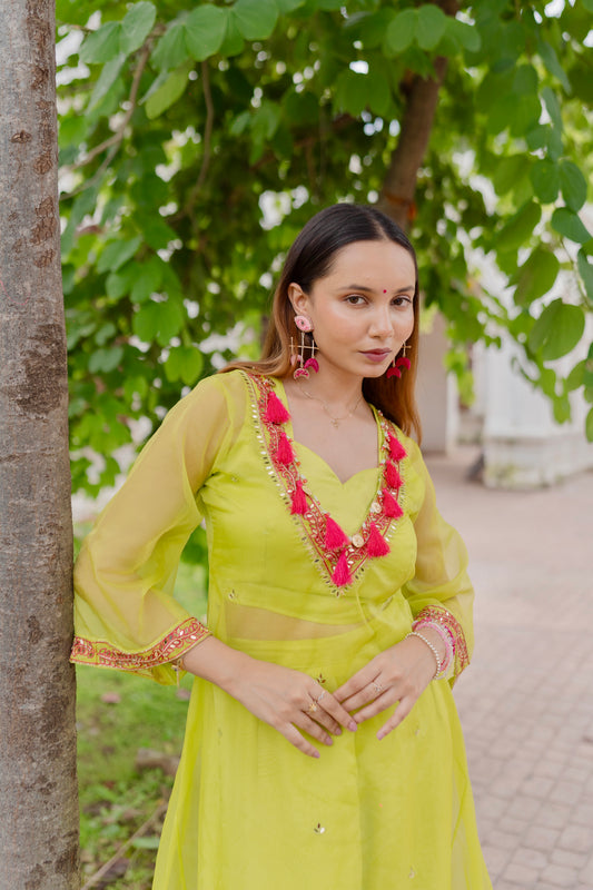 NEON- NAVRAS KASTAN SET