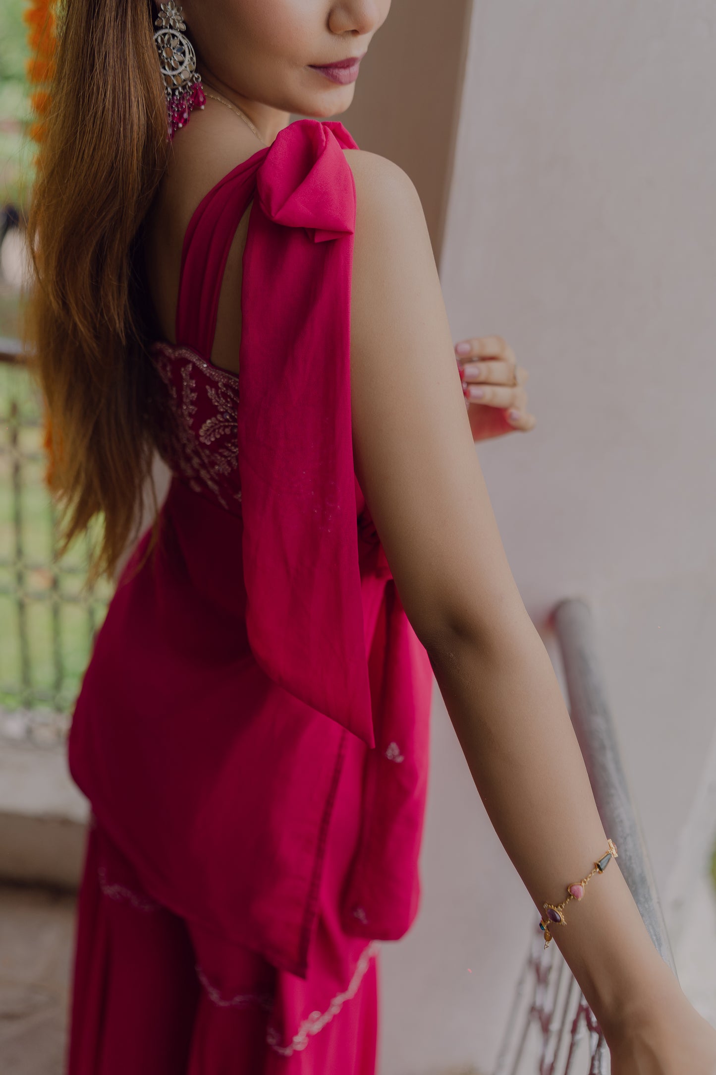 Petal Pink Gharara Set