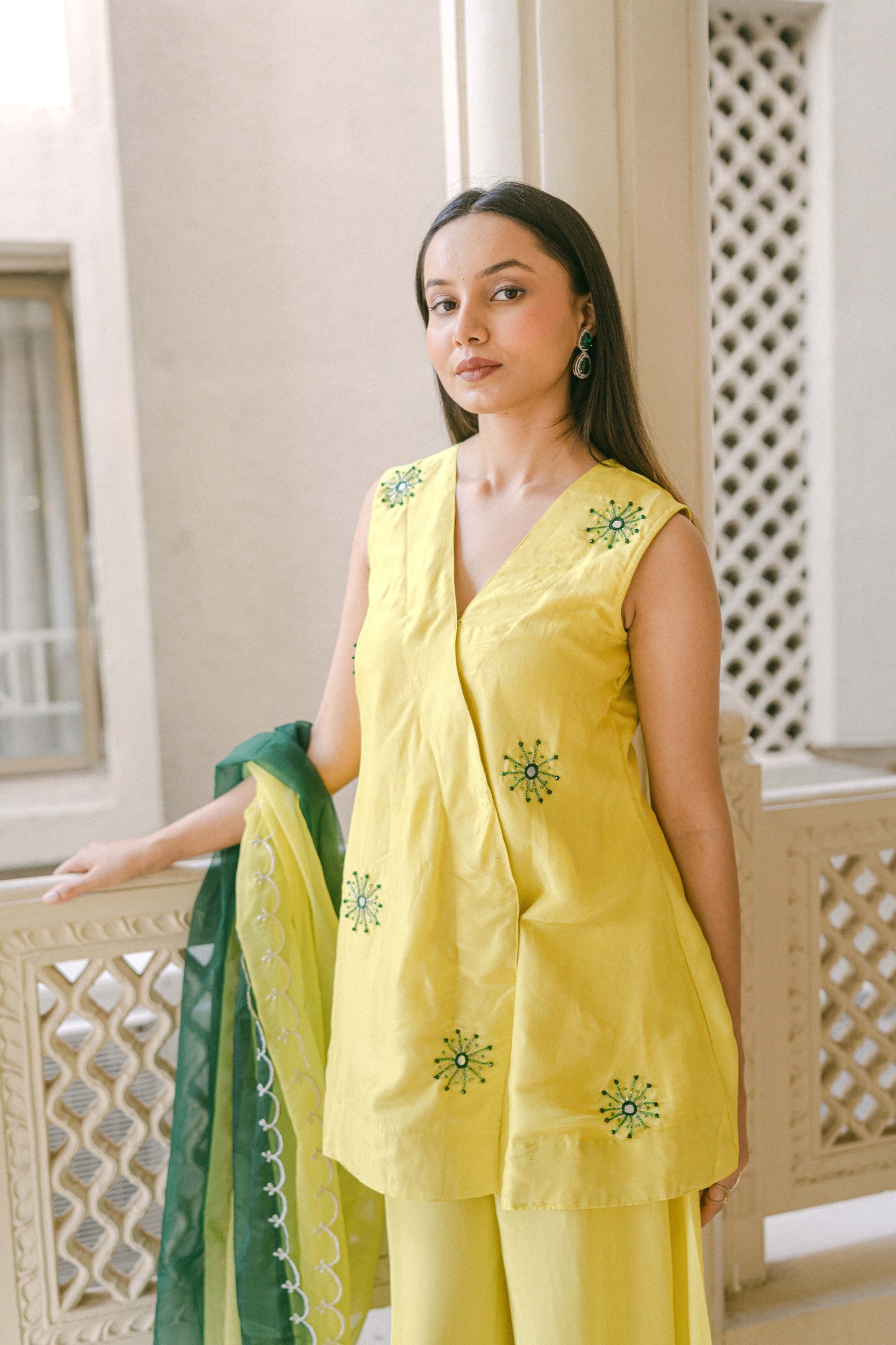 CITRINA-SHINE SHARARA SET
