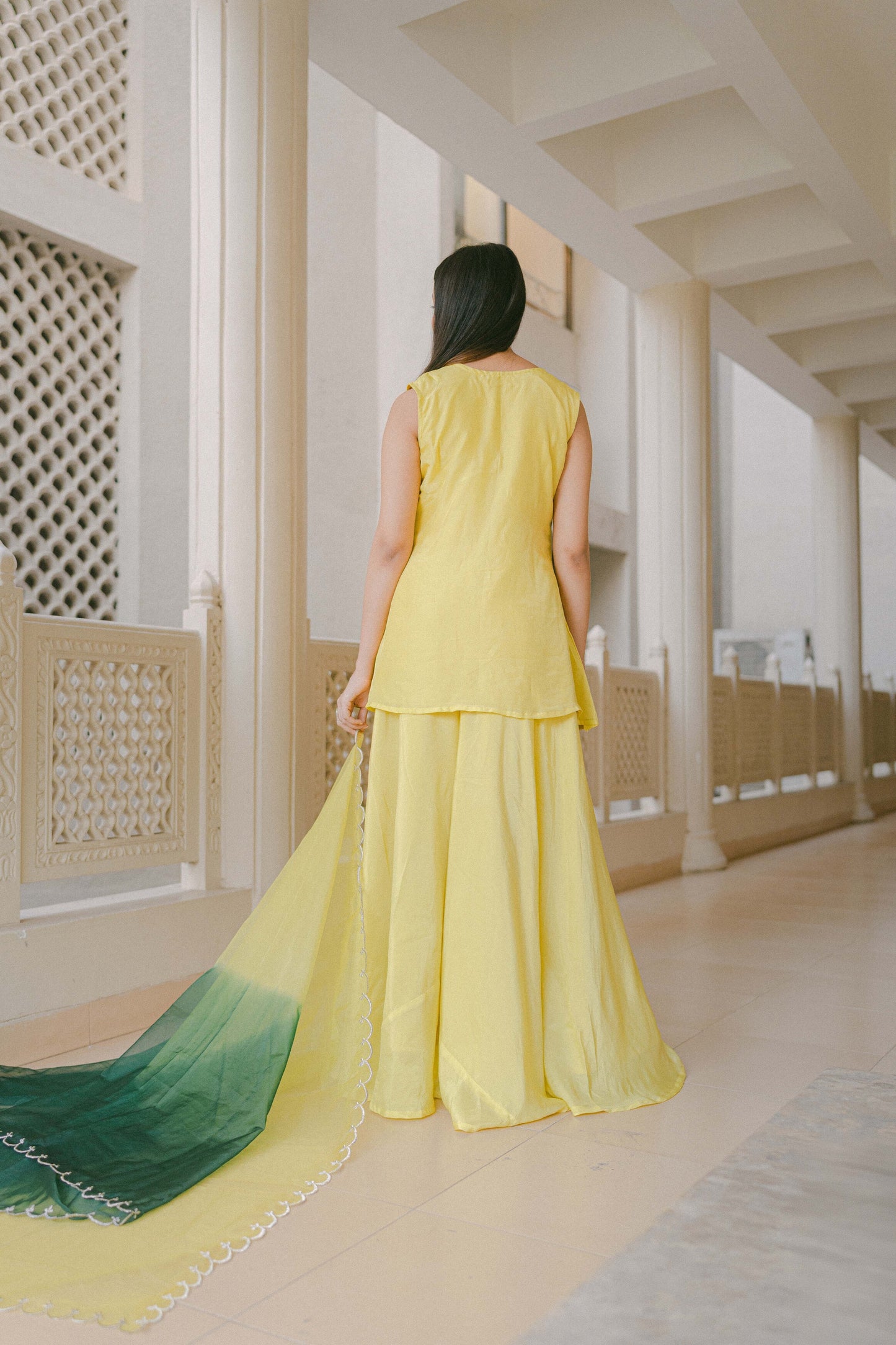 CITRINA-SHINE SHARARA SET