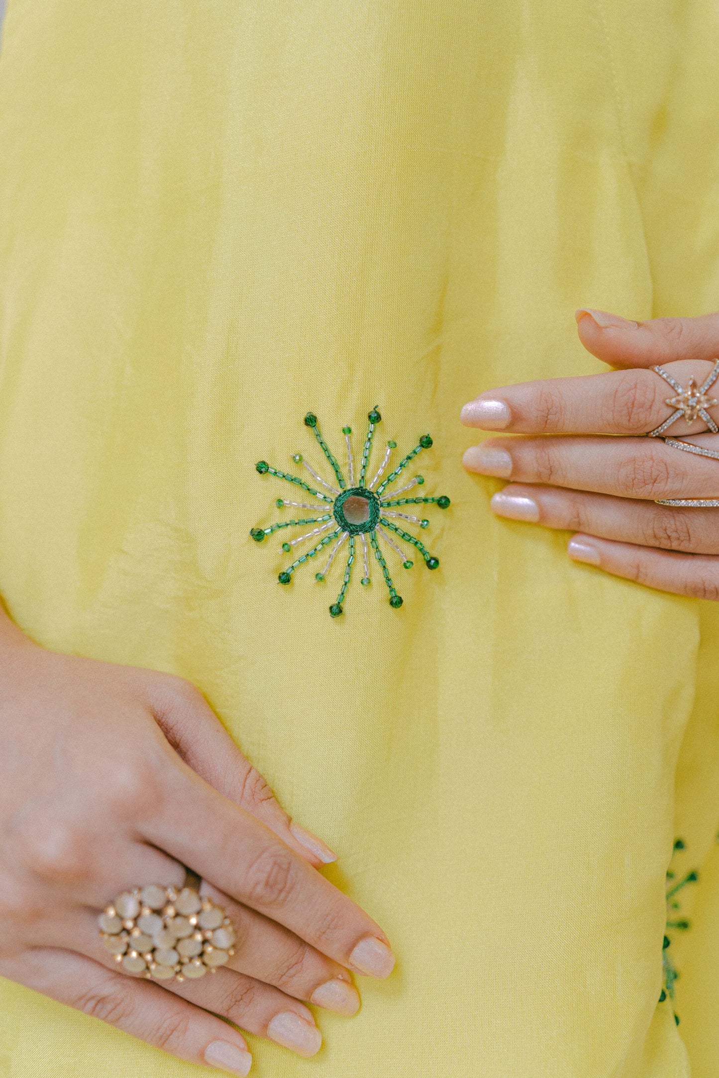 CITRINA-SHINE SHARARA SET
