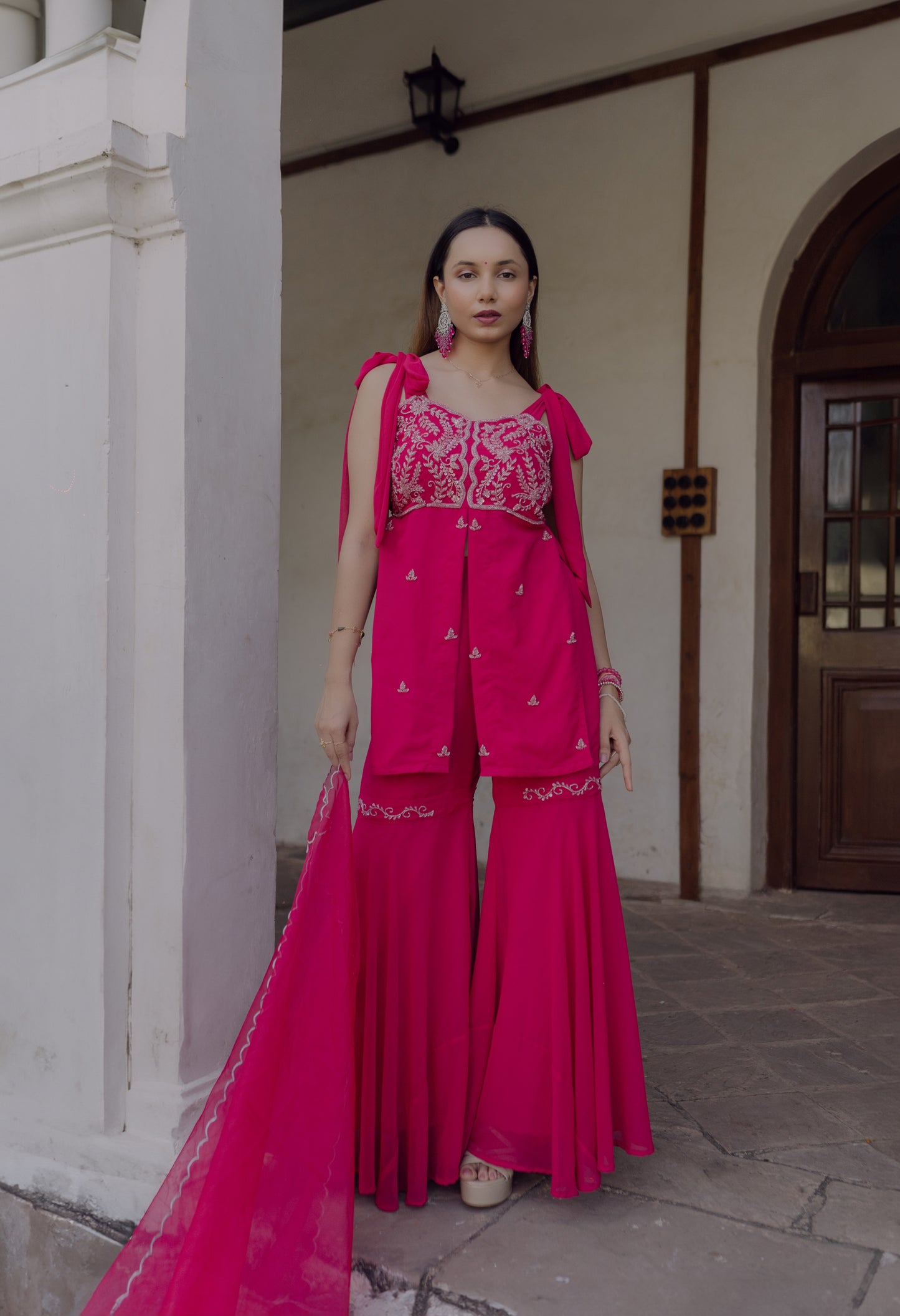 Petal Pink Gharara Set