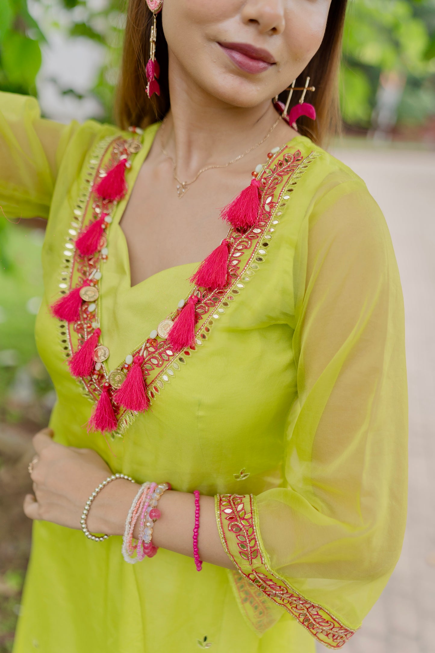 NEON- NAVRAS KASTAN SET