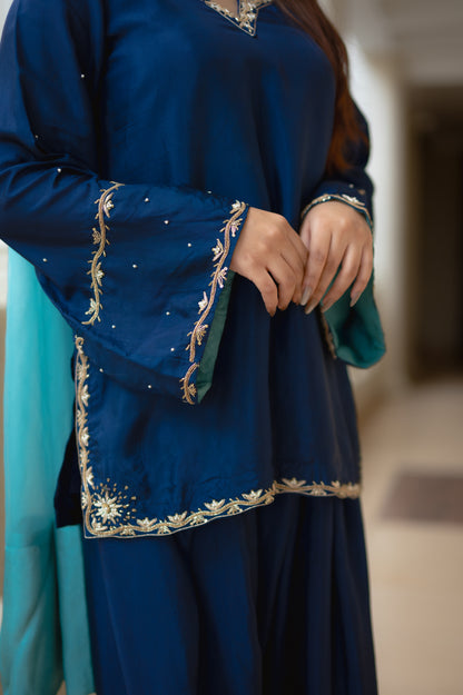 Sapphire Farshi Salwar Suit Set