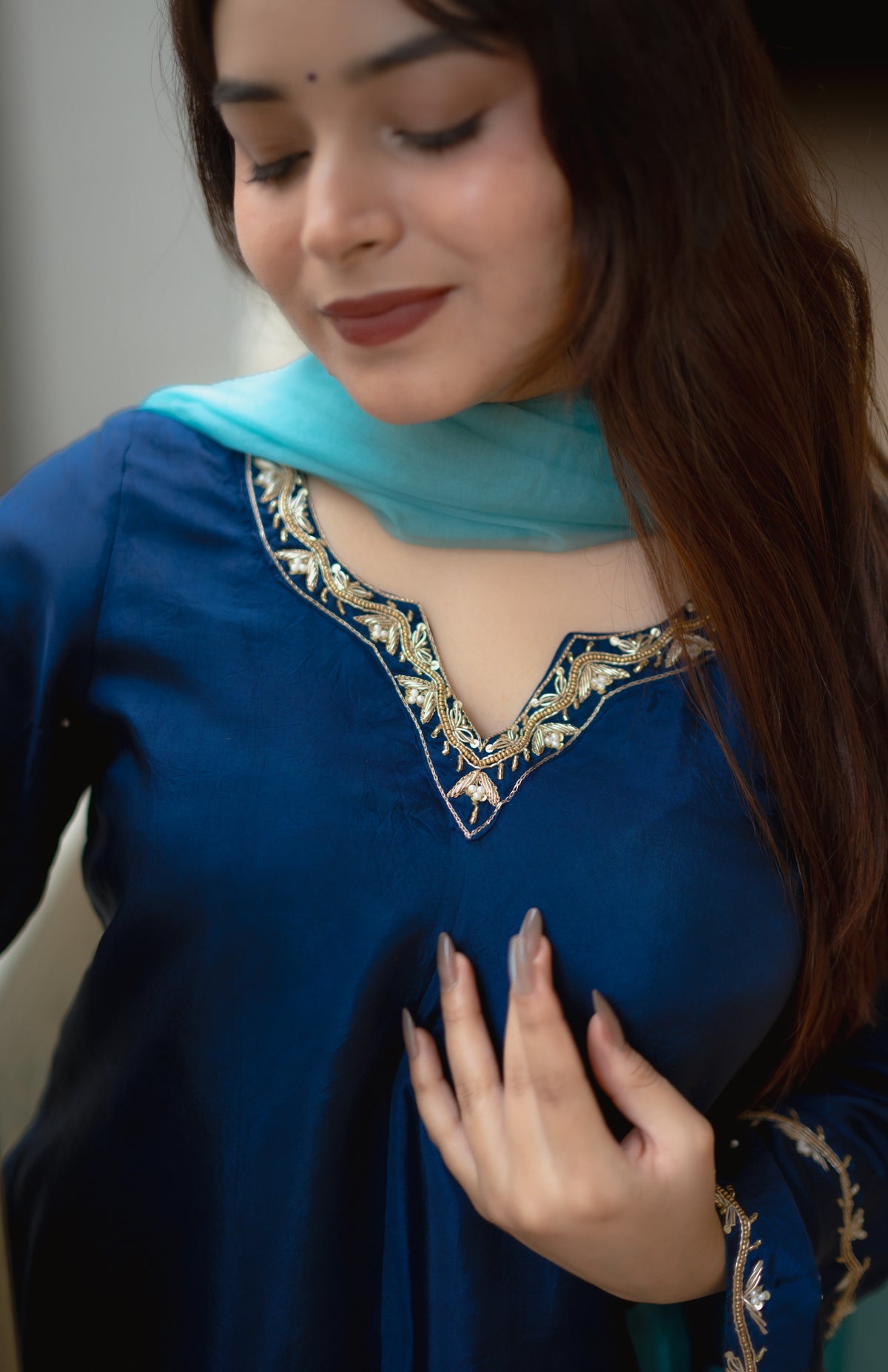 Sapphire Farshi Salwar Suit Set