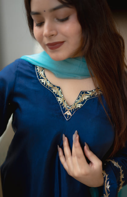 Sapphire Farshi Salwar Suit Set