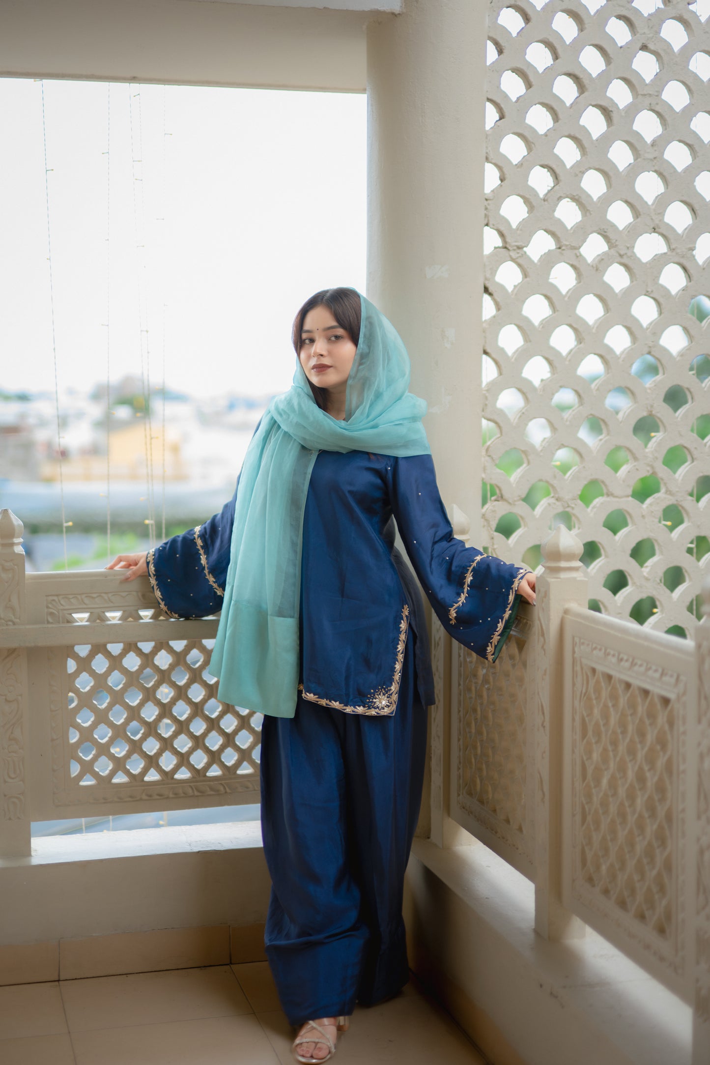 Sapphire Farshi Salwar Suit Set