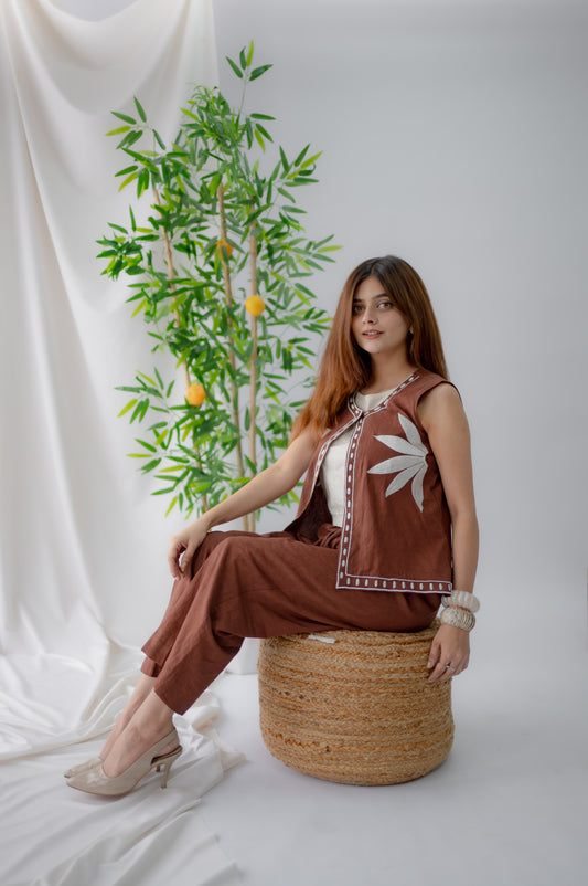 COCOA-BLOOM TOP CORD SET