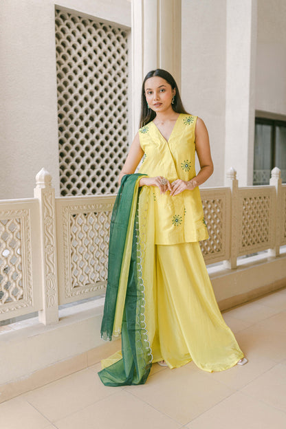 CITRINA-SHINE SHARARA SET