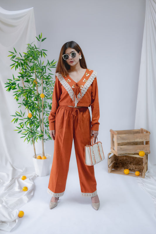 CINNAMON-LACE CORD SET